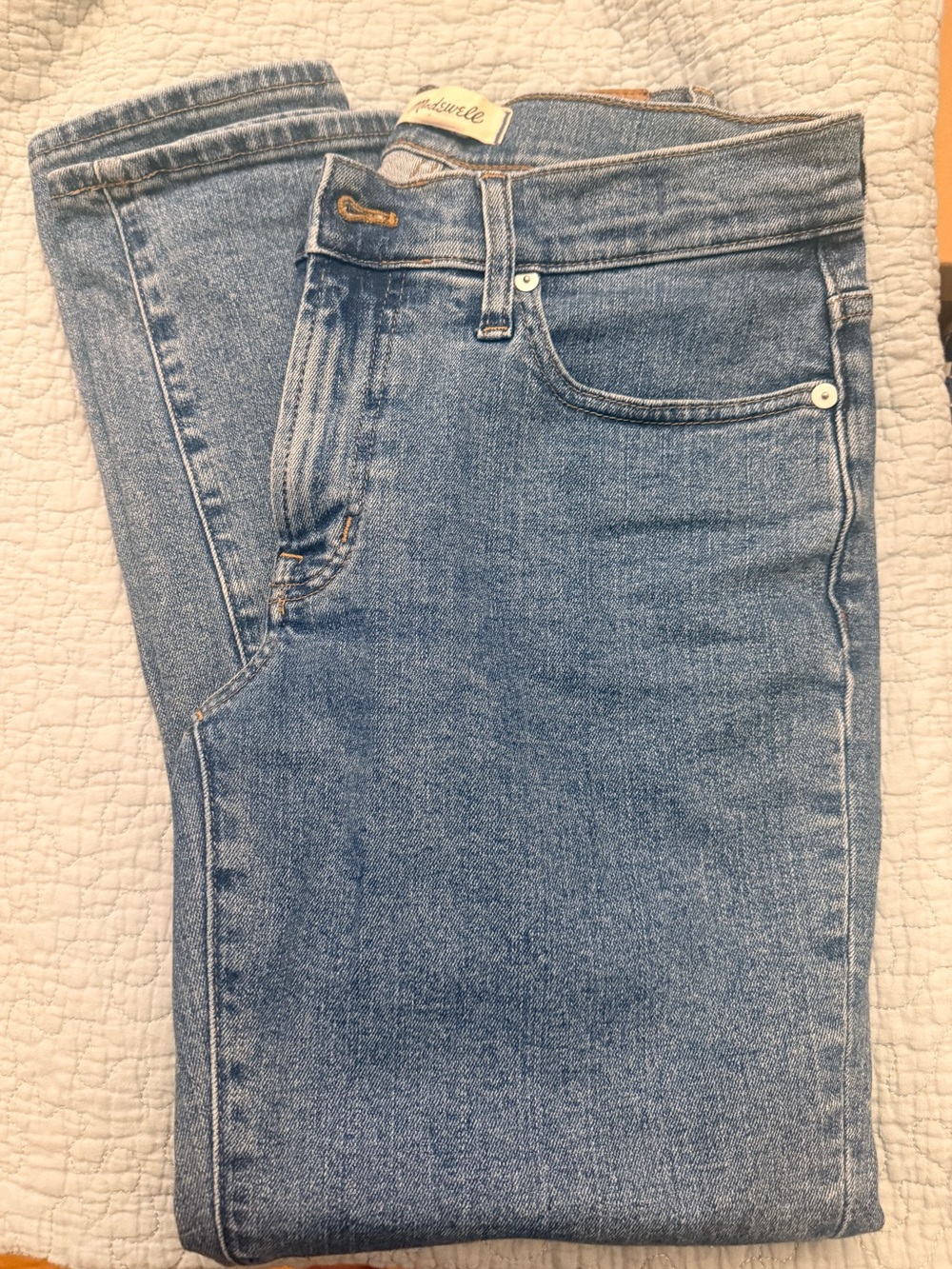 Madewell The Midrise Perfect Vintage Jean Straight-Leg Jeans 26